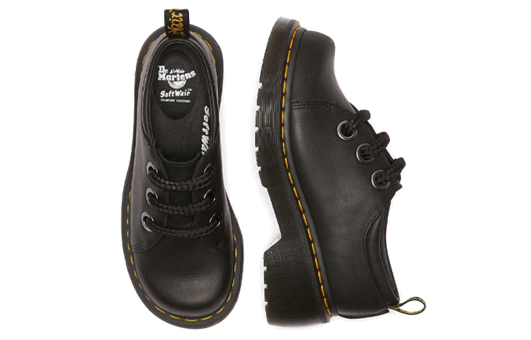 (W) Dr. Martens Cranford 3-Eye 'Black Casual' 圖 4