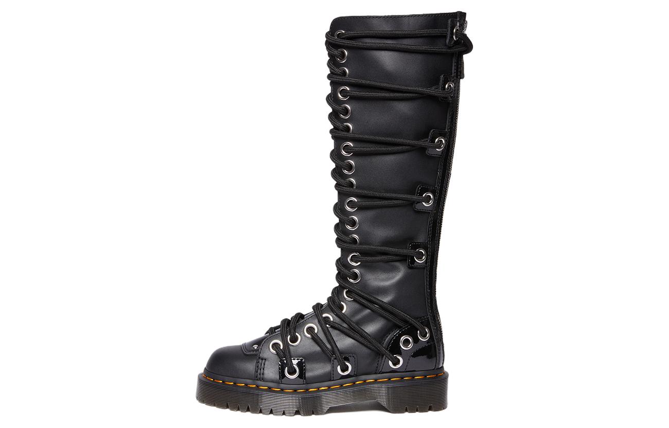 (Women) Dr. Martens Daria 1B60 BEX 'Black Leather Cross Strap High Boot' 30798001
