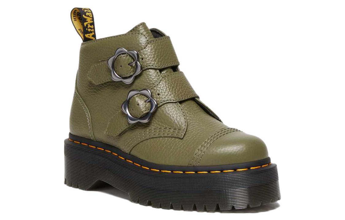 (W) Dr. Martens Devon 'Khaki Green' 圖 2
