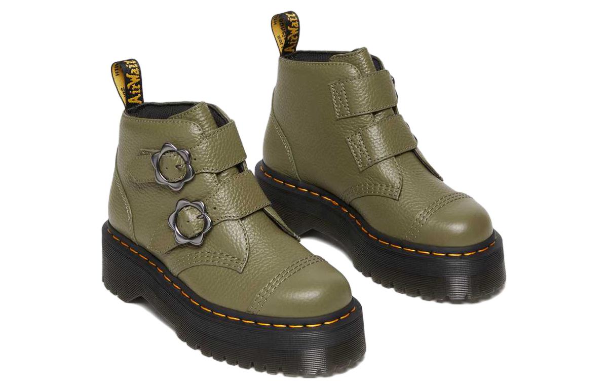 (W) Dr. Martens Devon 'Khaki Green' 圖 3