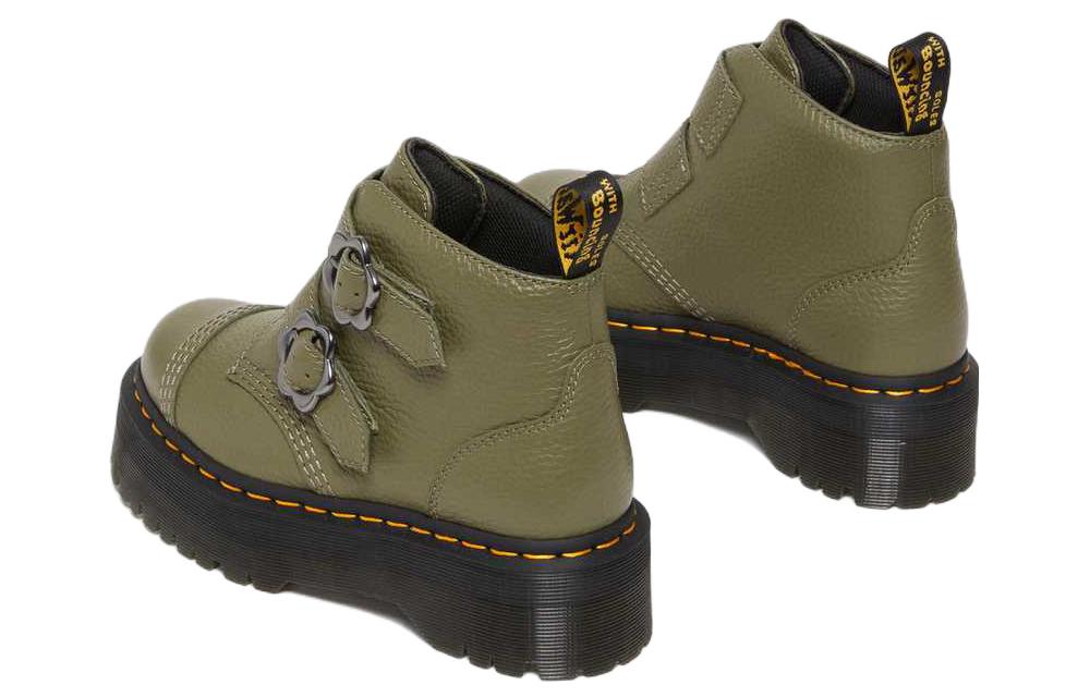 (W) Dr. Martens Devon 'Khaki Green' 圖 5