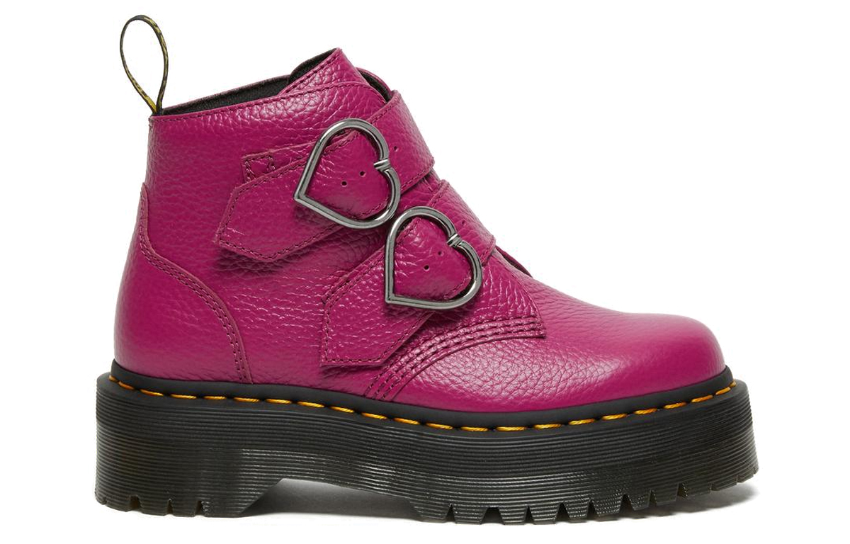 (W) Dr. Martens Devon Heart 'Purple Red Buckle' 圖 2