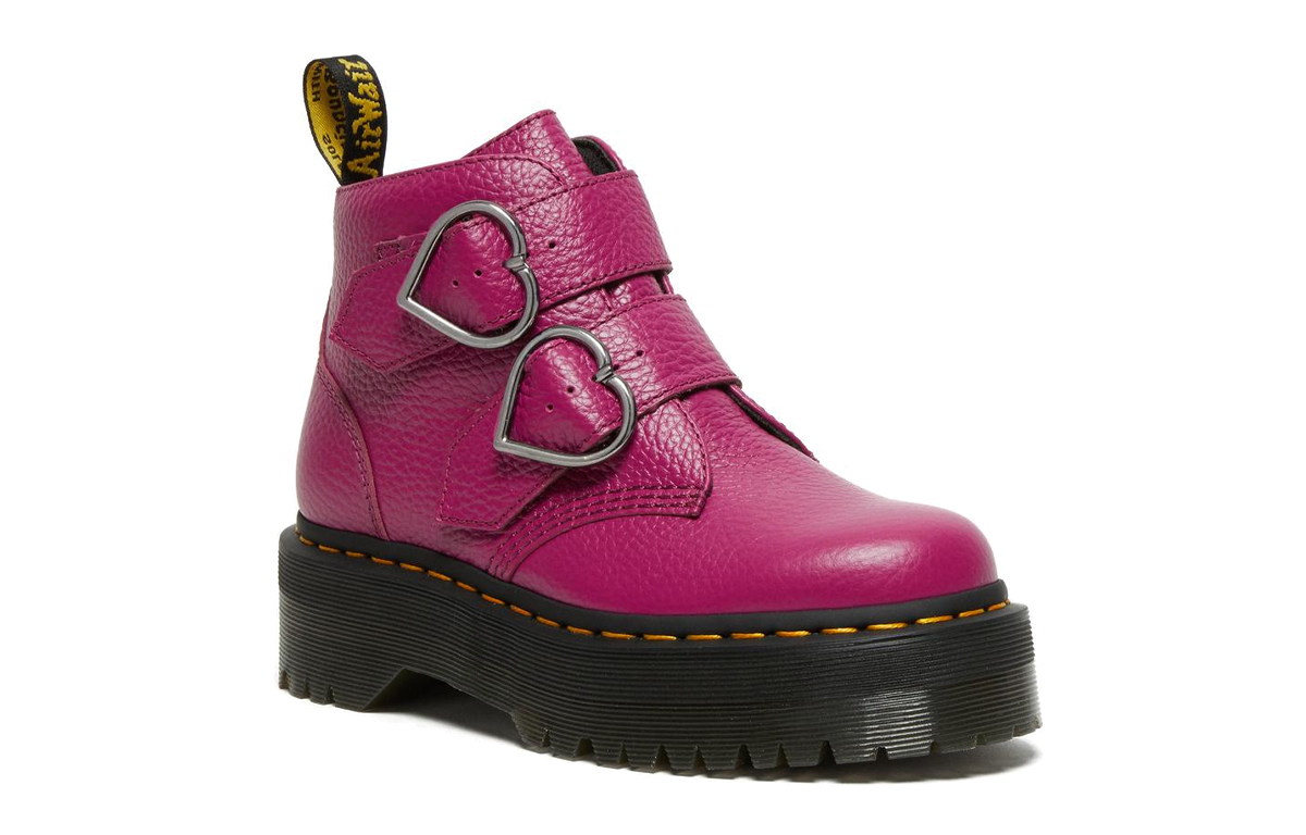 (W) Dr. Martens Devon Heart 'Purple Red Buckle' 圖 3