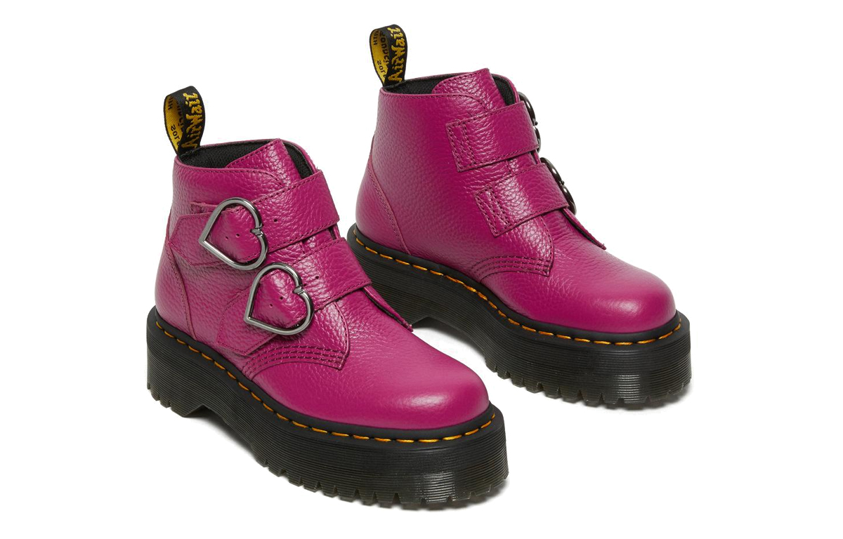 (W) Dr. Martens Devon Heart 'Purple Red Buckle' 圖 4