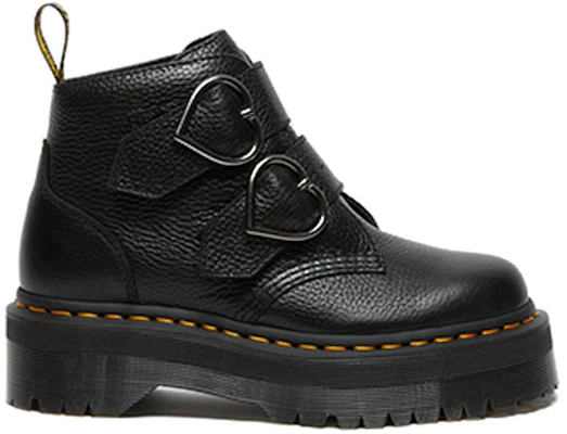 (W) Dr. Martens Devon Heart Martin Boots Hitam 26439001 Order (W) Dr. Martens Devon Heart Martin Boots Hitam 26439001