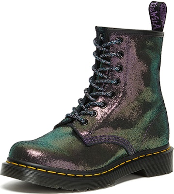 (W) Botas Dr. Martens 1460 Disco Iridescent Suede Cordones 'Morado' 26958519 Order (W) Botas Dr. Martens 1460 Disco Iridescent Suede Cordones 'Morado' 26958519