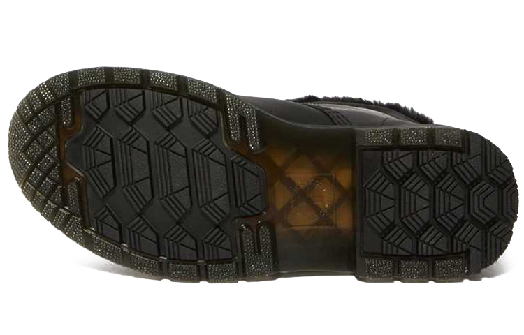 Shop (W) Dr. Martens 1460 Kolbert Wintergrip Sepatu Bulu Palsu 'Hitam' 24015001