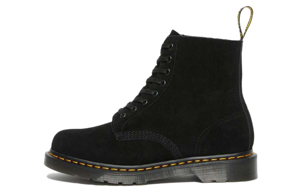 (W) Dr. Martens Dr.Martens 1460 Pascal Suede Lace Up Boots 'Black E H Suede+E H Suede Mb' 'Black E H Suede+E H Suede Mb'