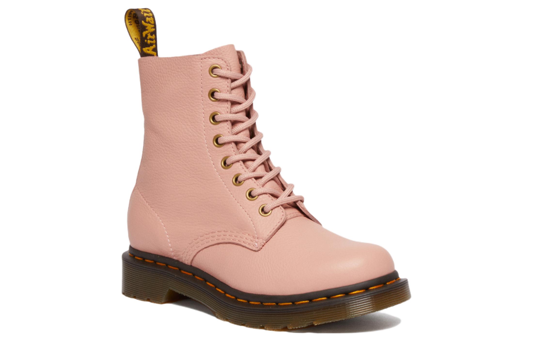 (W) Dr. Martens Dr.Martens 1460 Pascal Virginia Leather Boots 'Peach Beige' 圖 2