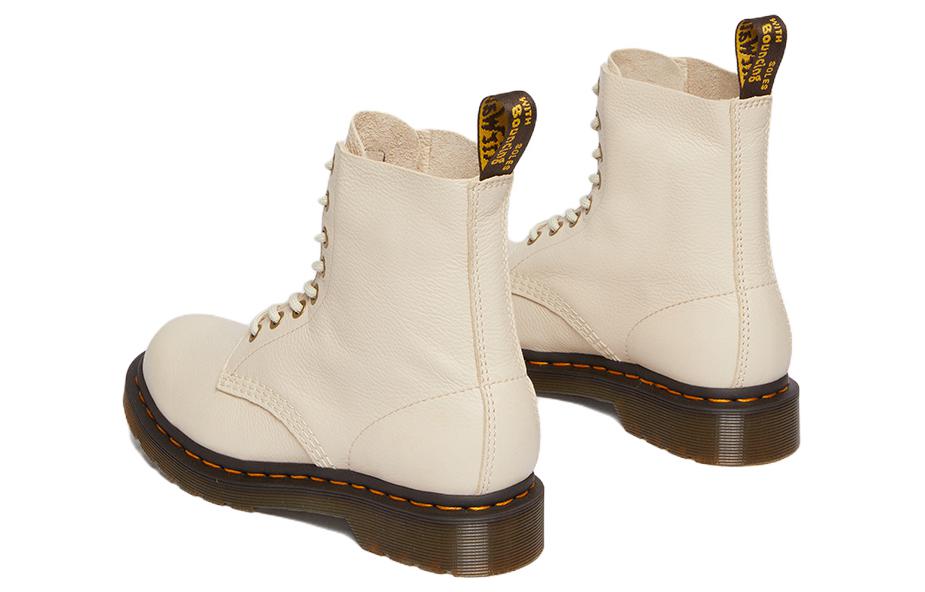(W) Dr. Martens Dr.Martens 1460 Pascal Virginia Leather Boots 'Parchment Beige' 圖 4