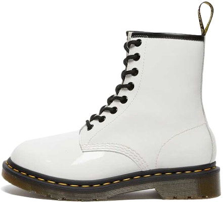 (Women) Dr. Martens Dr.Martens 1460 Patent Leather Lace Up Boots 'White' 11821104 Buy (Women) Dr. Martens Dr.Martens 1460 Patent Leather Lace Up Boots 'White' 11821104