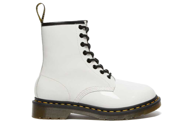 Order (W) Dr. Martens 1460 Boots Kulit Patent Tali 'Putih' 11821104