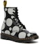 Lookbook Dr.Martens/馬汀博士 1460 滿印圓點 時尚百搭 簡約光滑馬丁靴 女款 黑色