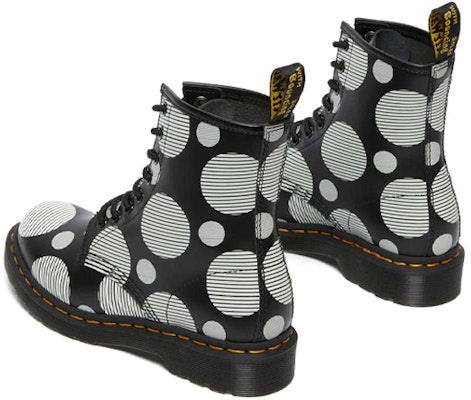 Dr.Martens/馬汀博士 1460 滿印圓點 時尚百搭 簡約光滑馬丁靴 女款 黑色 Purchase Dr.Martens/馬汀博士 1460 滿印圓點 時尚百搭 簡約光滑馬丁靴 女款 黑色