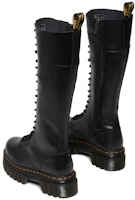 (W) Dr. Martens Audrick 20-Eye Platform Boot Kulit Setinggi Lutut 'Hitam' 27953001 Details for (W) Dr. Martens Audrick 20-Eye Platform Boot Kulit Setinggi Lutut 'Hitam' 27953001