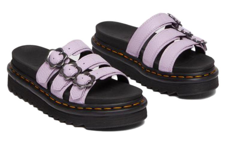 Lookbook (W) Dr. Martens Blaire Bunga Gelang Milled Nappa Selipar 'Lilac' 30710308