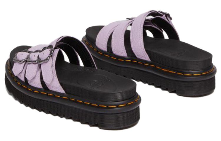 Shop (W) Dr. Martens Blaire Bunga Gelang Milled Nappa Selipar 'Lilac' 30710308