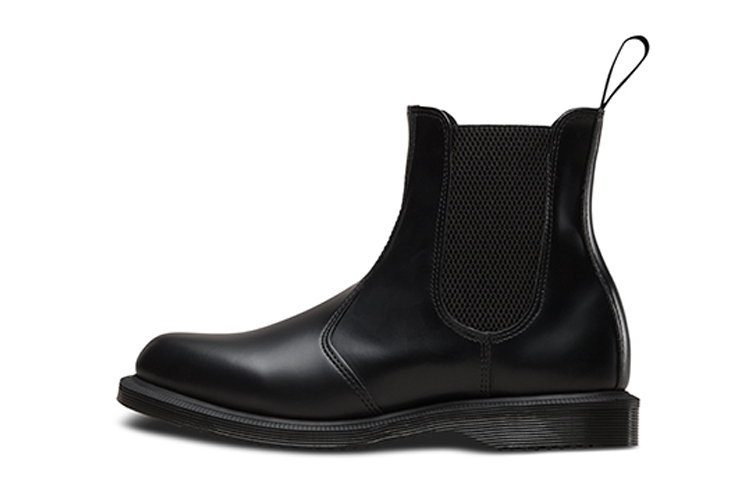 (Women) Dr. Martens Dr.Martens Flora Smooth Leather Chelsea Boots 'Black' 14649001