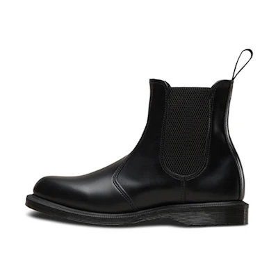 (W) Dr. Martens Dr.Martens Flora Smooth Leather Chelsea Boots 'Black'