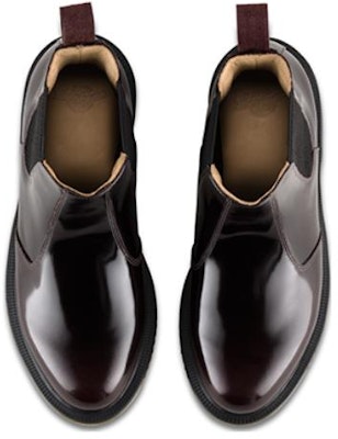 (Women) Dr. Martens Dr.Martens Flora Smooth Leather Chelsea Boots 'Cherry Red' 14650601 Shop (Women) Dr. Martens Dr.Martens Flora Smooth Leather Chelsea Boots 'Cherry Red' 14650601