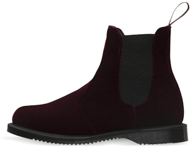 (W) Dr. Martens Flora Terciopelo 'Rojo Cereza' 23962600 Buy (W) Dr. Martens Flora Terciopelo 'Rojo Cereza' 23962600