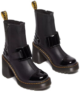 (W) Botas Chelsea de Tacón Dr. Martens Gaya de Cuero Alternativo 'Negro' 31012001 Lookbook (W) Botas Chelsea de Tacón Dr. Martens Gaya de Cuero Alternativo 'Negro' 31012001