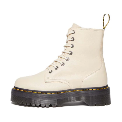 Dr. Martens Dr.Martens Jadon III Pisa Leather Platform Boots 'Parchment Beige'