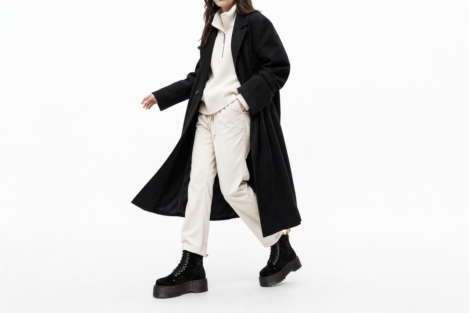 Order Dr.Martens 馬汀博士 绒面 圓頭系帶舒適氣質 短靴 女款 黑色