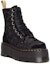 Order (Women) Dr. Martens Dr.Martens Vegan Jadon Boot Max Crushed Velvet Platforms 'Black' 31030001