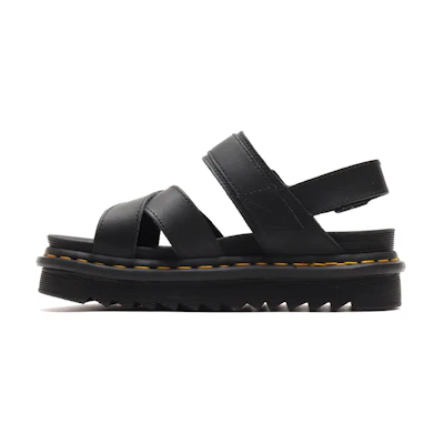 (W) Dr. Martens Dr.Martens Voss II Leather Strap Sandals 'Black'