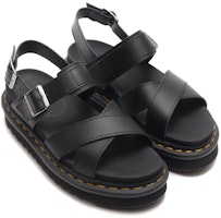 (W) Dr. Martens Voss II 黑色皮革绑带凉鞋 26799001 Lookbook (W) Dr. Martens Voss II 黑色皮革绑带凉鞋 26799001