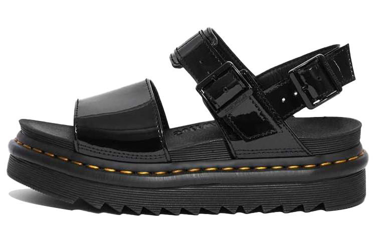 Buy (W) Dr. Martens Voss Sandal Sol Tebal Hitam untuk Wanita 25773001