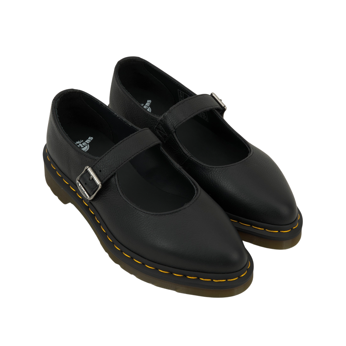 Shop (W) Dr. Martens 马丁博士 Elphie Virginia 皮革玛丽珍鞋 黑色 40685001