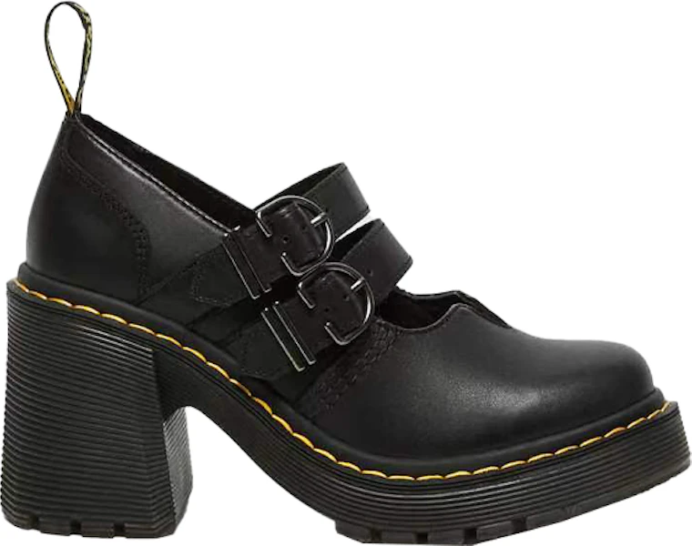 (W) Dr. Martens Eviee Sendal Leren Hak Schoenen ''Zwart'' 27371001 Lookbook (W) Dr. Martens Eviee Sendal Leren Hak Schoenen ''Zwart'' 27371001