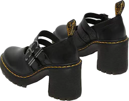 Shop (W) Dr. Martens Eviee Sandales à Talon en Cuir ''Noir'' 27371001