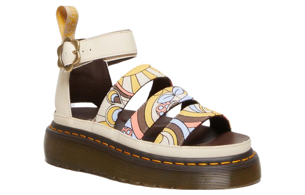 (W) Dr. Martens Fabric 'CMFT Thick Sole Fashion Slide Beige' 圖 2