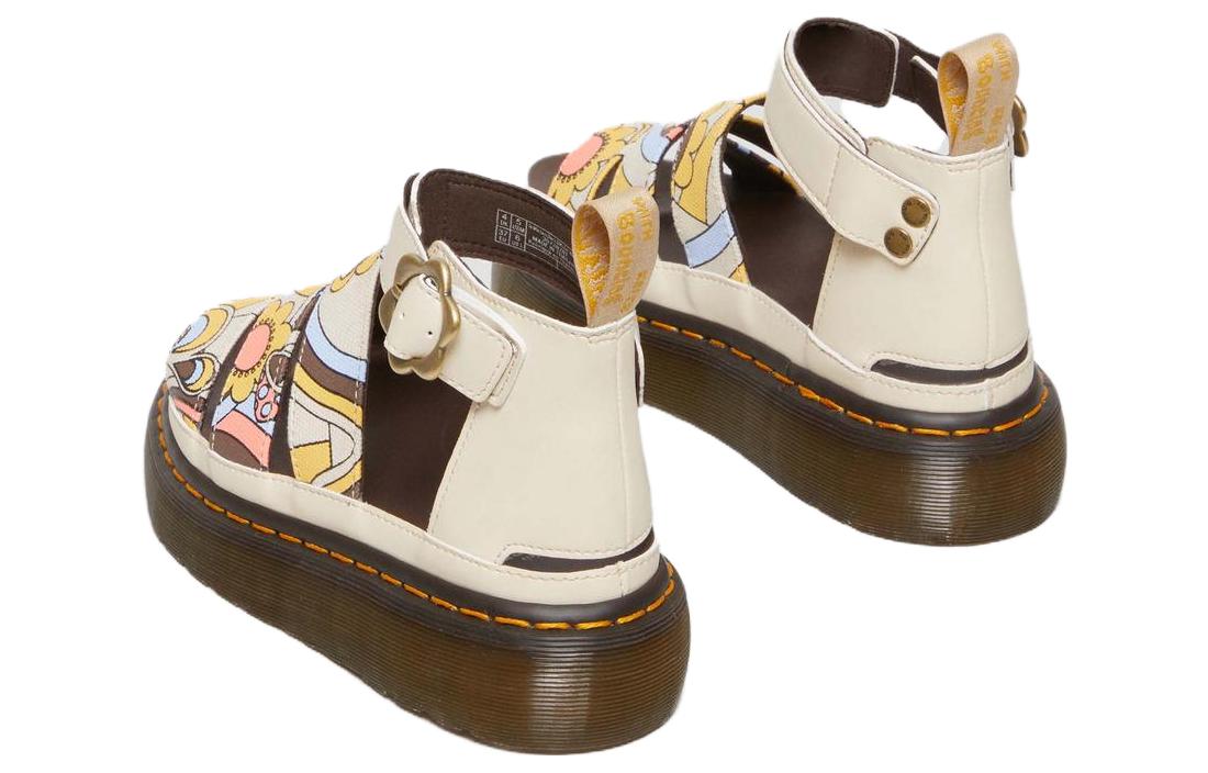 (W) Dr. Martens Fabric 'CMFT Thick Sole Fashion Slide Beige' 圖 4