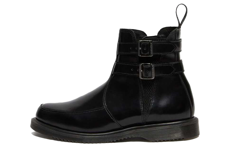 Buy (W) But Dr. Martens Flora Polished Smooth Chelsea Boots Hitam 25965001