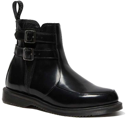 (W) But Dr. Martens Flora Polished Smooth Chelsea Boots Hitam 25965001 Order (W) But Dr. Martens Flora Polished Smooth Chelsea Boots Hitam 25965001