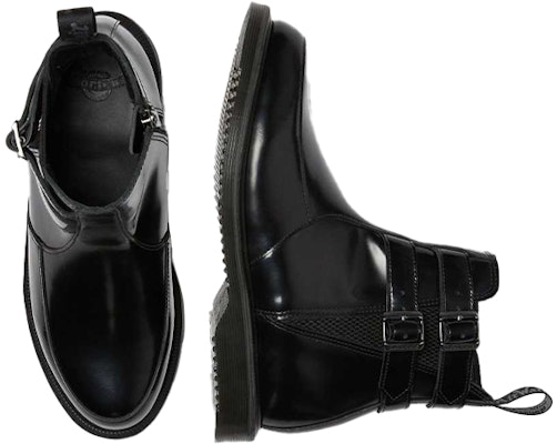 (W) But Dr. Martens Flora Polished Smooth Chelsea Boots Hitam 25965001 Lookbook (W) But Dr. Martens Flora Polished Smooth Chelsea Boots Hitam 25965001