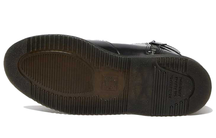 Shop (W) But Dr. Martens Flora Polished Smooth Chelsea Boots Hitam 25965001