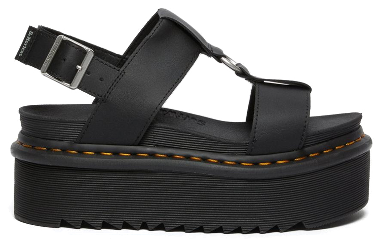 Order (Women) Dr. Martens Frances Leather Strap Sandal 'Black' 26525001