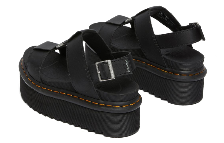 Purchase (Women) Dr. Martens Frances Leather Strap Sandal 'Black' 26525001