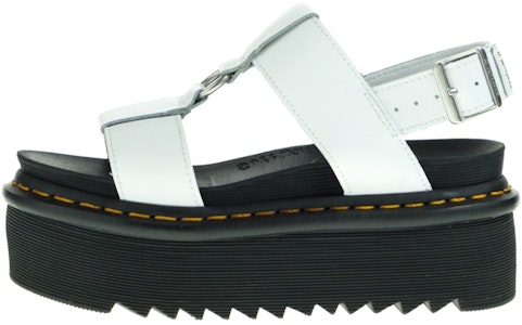 (W) ドクターマーチン Francis白革ストラップサンダル 26525100 Buy (W) ドクターマーチン Francis白革ストラップサンダル 26525100