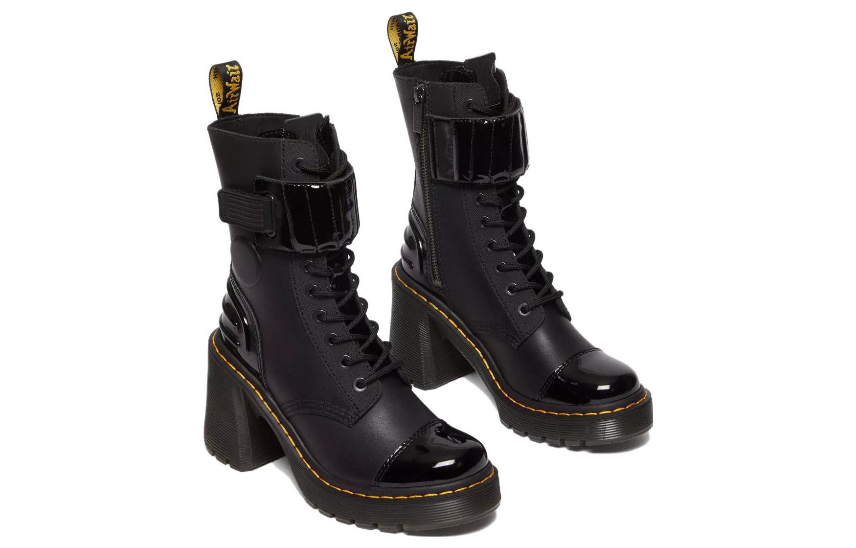 Lookbook (W) ドクターマーチン Gaya 10ホールヒールブーツ (黒) 31006001