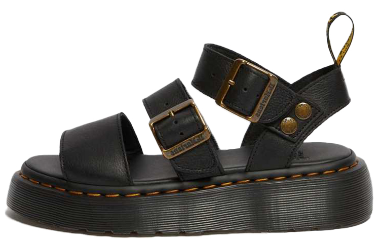 (Women) Dr. Martens Gryphon Sandals Black 25720001