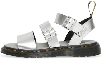 (Women) Dr. Martens Gryphon Sandals Silver 26670972 (Women) Dr. Martens Gryphon Sandals Silver 26670972