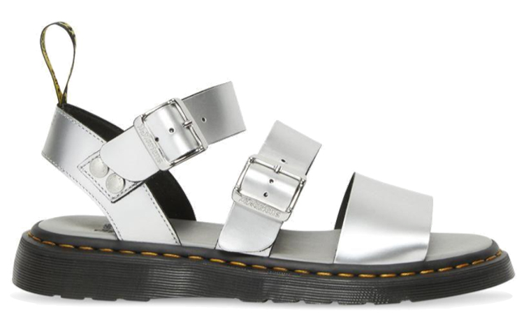 Order (Women) Dr. Martens Gryphon Sandals Silver 26670972