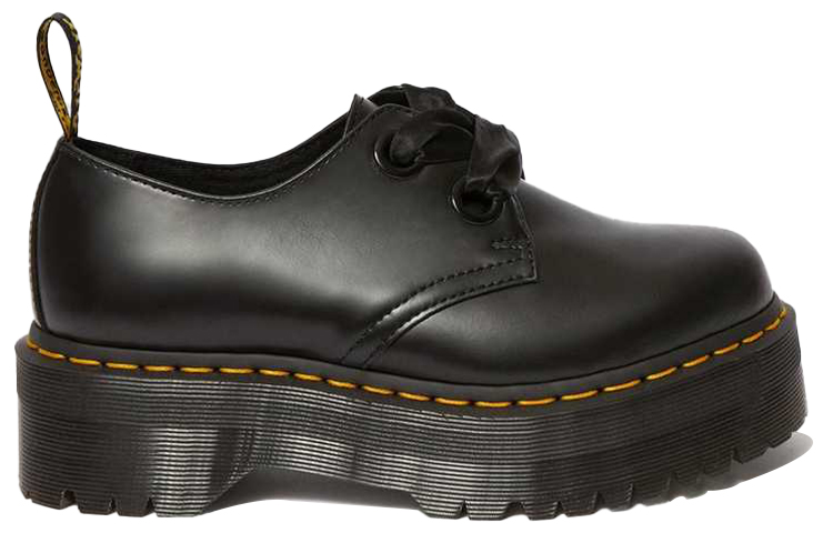 Order (W) Dr. Martens Holly Kulit Platform 'Hitam' 25234001