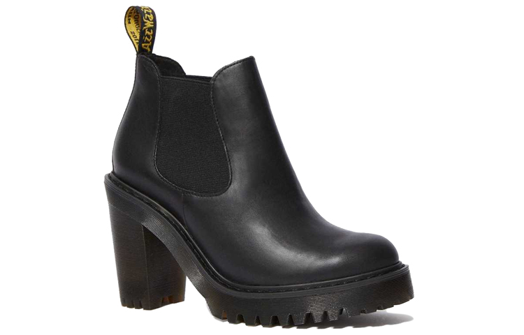 (W) Dr. Martens Hurston 'High-Heel Ankle Boot Black' 圖 2